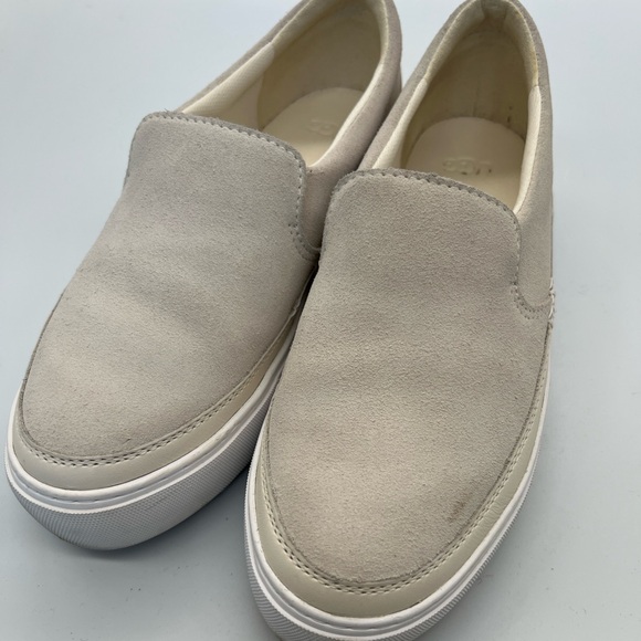 UGG Slip-On Suede Casual Shoes - Beige - Picture 2 of 5